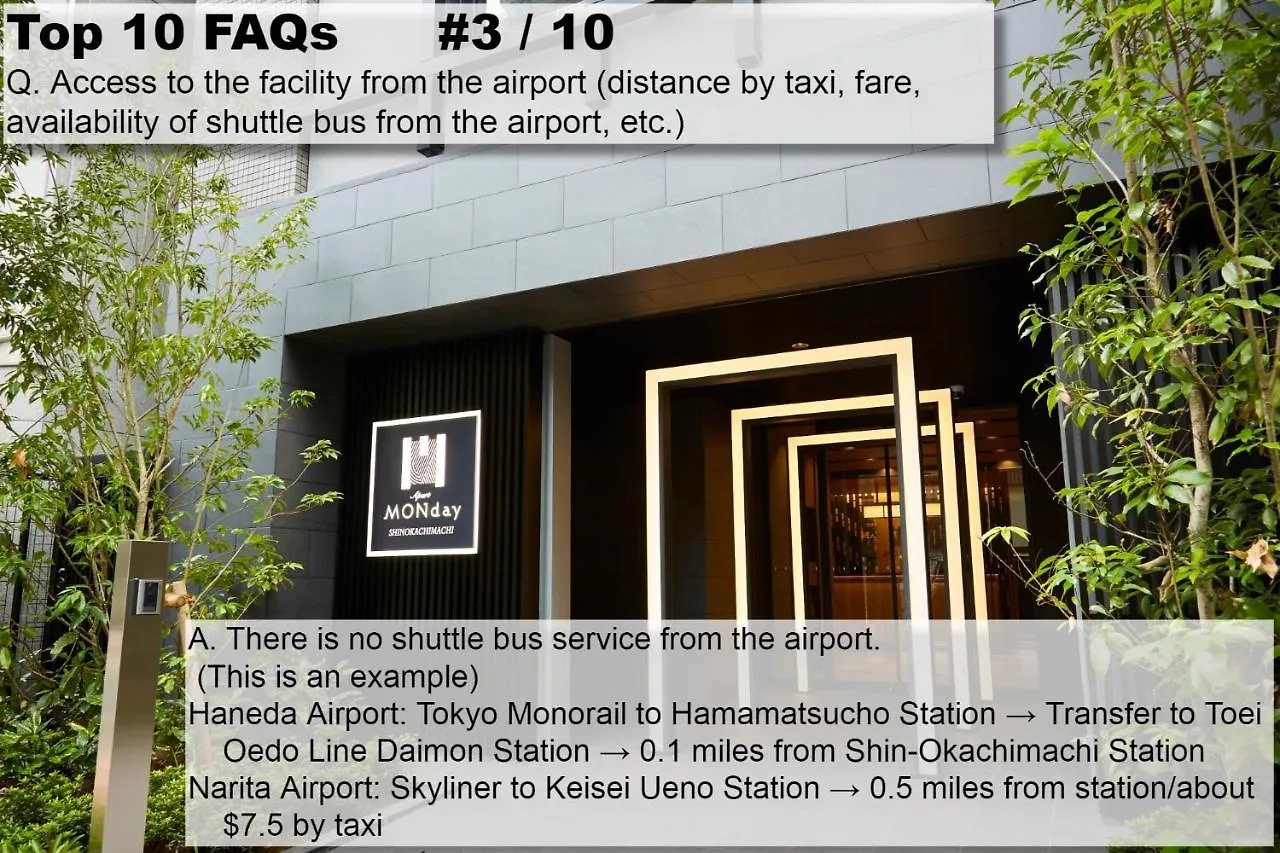 **** Aparthotel Monday Apart Ueno Shinokachimachi Tokyo Japan